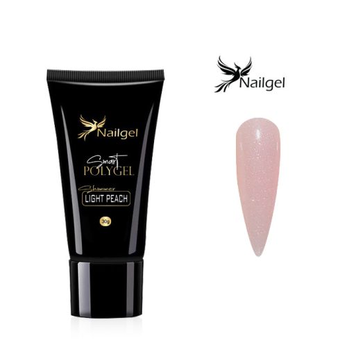 Smart polygel Shimmer Light Peach - 30 g