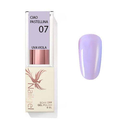 Ciao Pastellina  07 - UVA VIOLA  - gélový lak  8 Ml