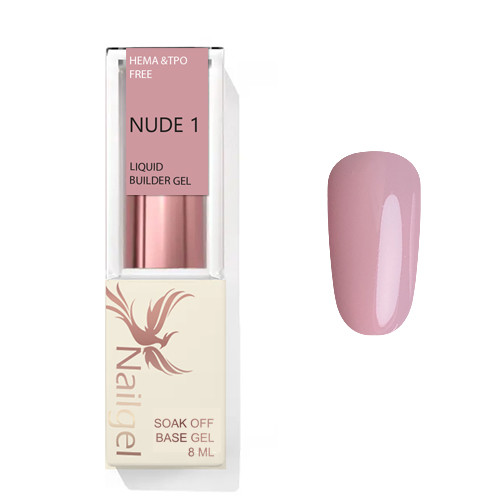 Liquid builder gel - NUDE 01 - 8 ml