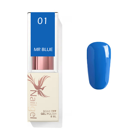 Mr Blue 01 - gélový lak  8 Ml