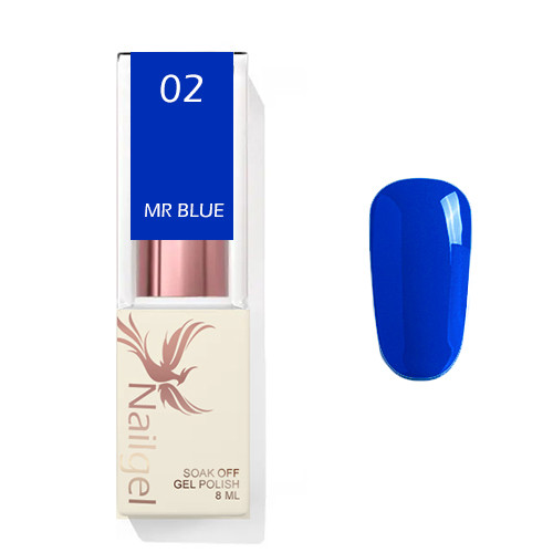 Mr Blue 02 - gélový lak  8 Ml