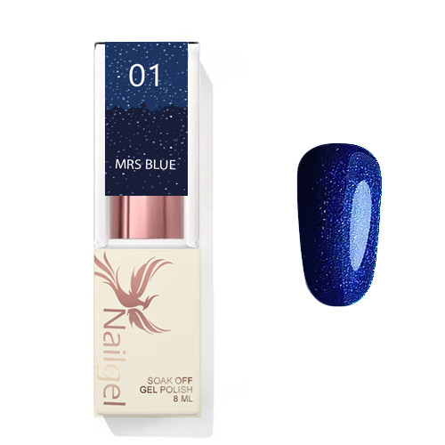 Mrs Blue 01 - gélový lak  8 Ml