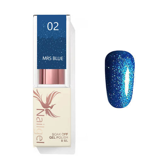 Mrs Blue 02 - gélový lak  8 Ml