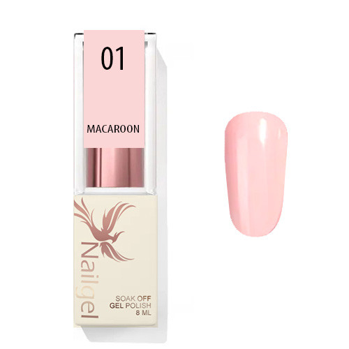 Macaroon 01  - gélový lak  8 Ml